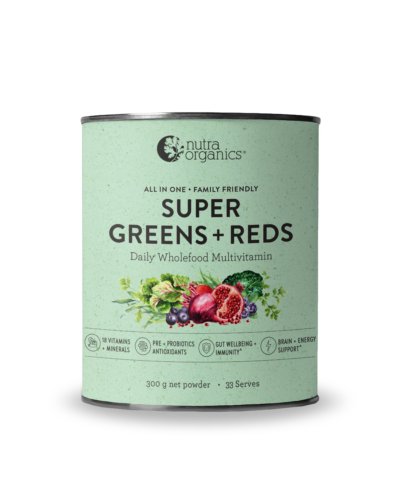 nutra organics super greens + reds